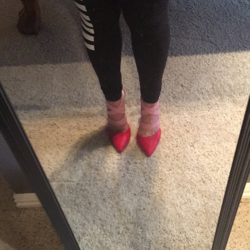 New Red/white Heels